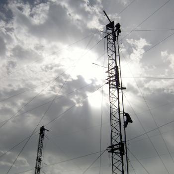 Telecommunication masts at RAF Akrotiri
